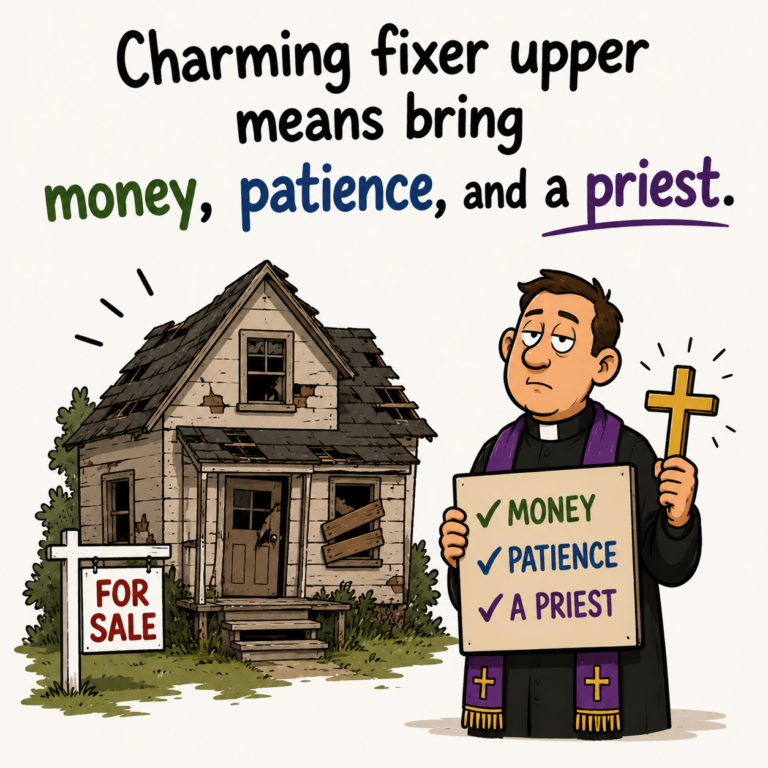 Charming, fixer upper