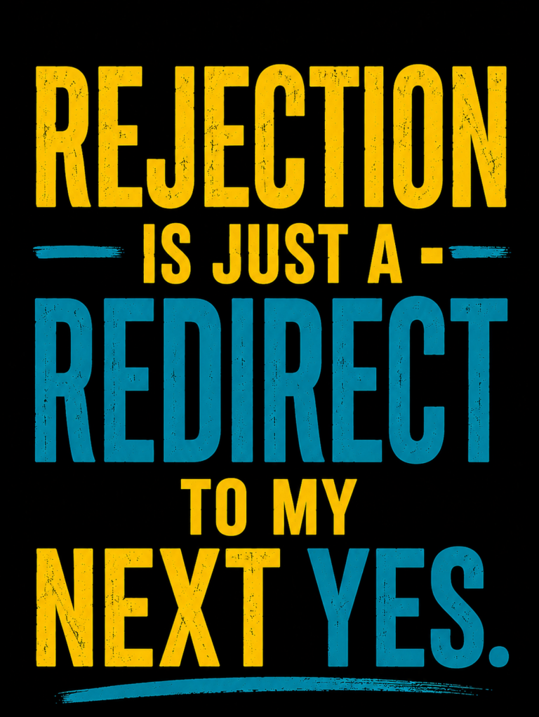 Rejection is just a redirection