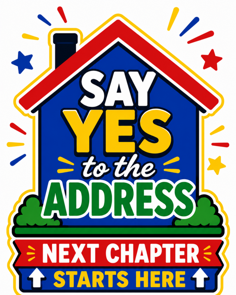Say yes to the address next chapter
